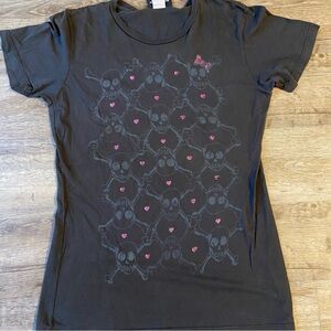 Vintage Junkfood Skull Tee Sz XL